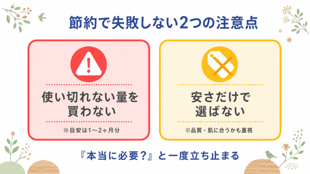 お金を貯める2つの基本ヒント。収入を増やす・支出を減らす観点から、日用品節約の重要性を説明。