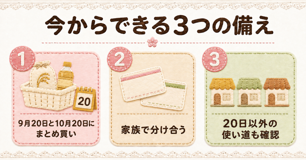 ウエル活の上限変更前にできる3つの備え。9月20日と10月20日にまとめ買い、家族で分け合う、20日以外の使い道も確認する